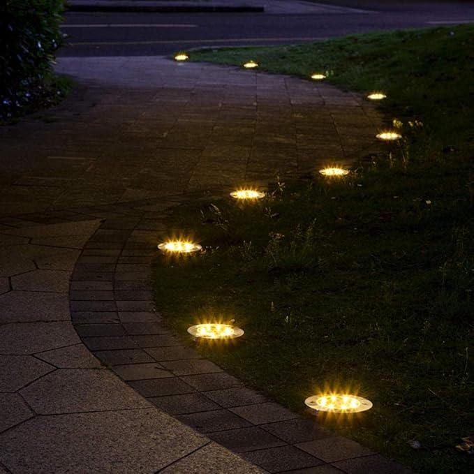 Combo x6 unidades Iluminación Solar Exterior para Jardin Home Light