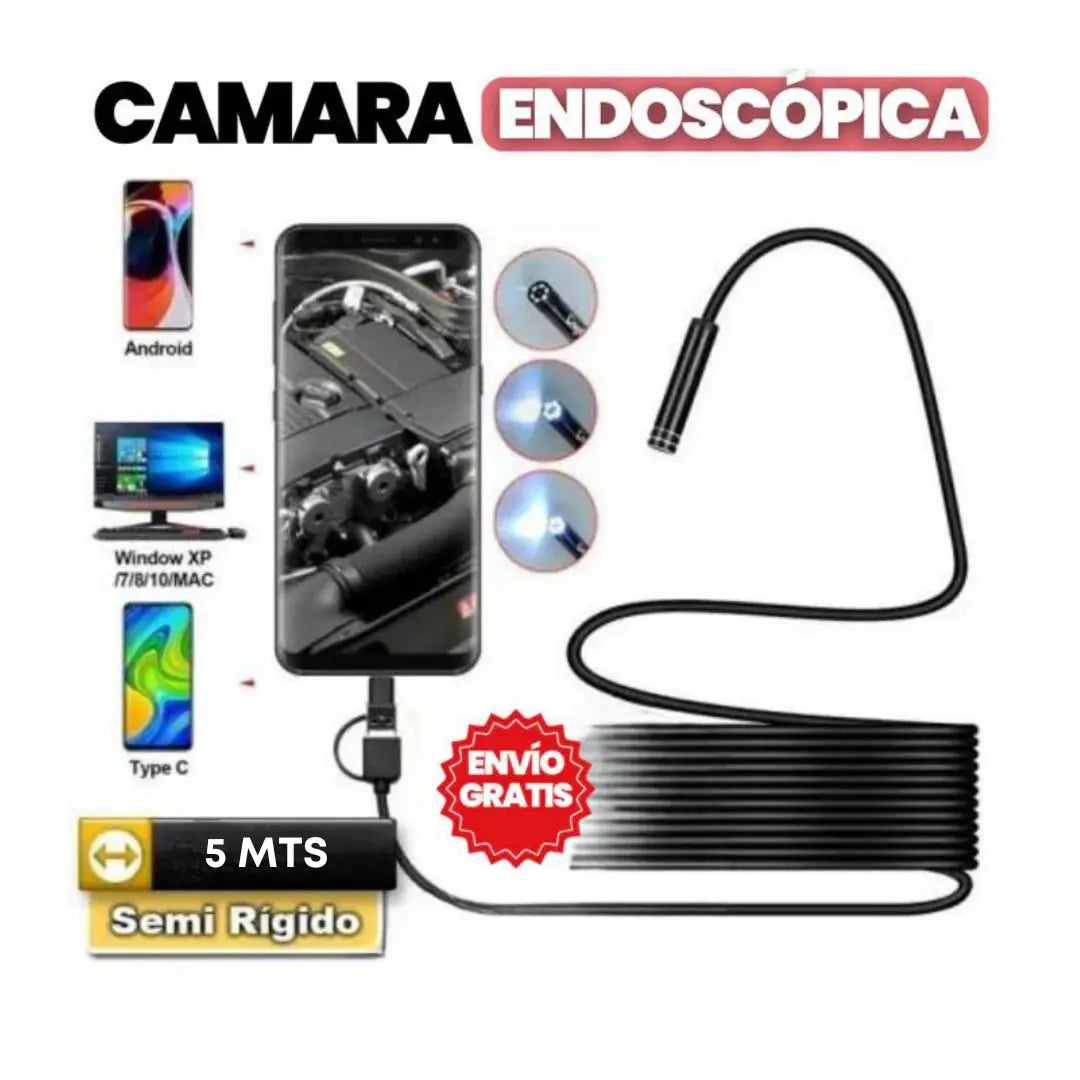 CAMARA ENDOSCOPICA PARA ANDROID, 5 METROS 📷 Joselevende Colombia