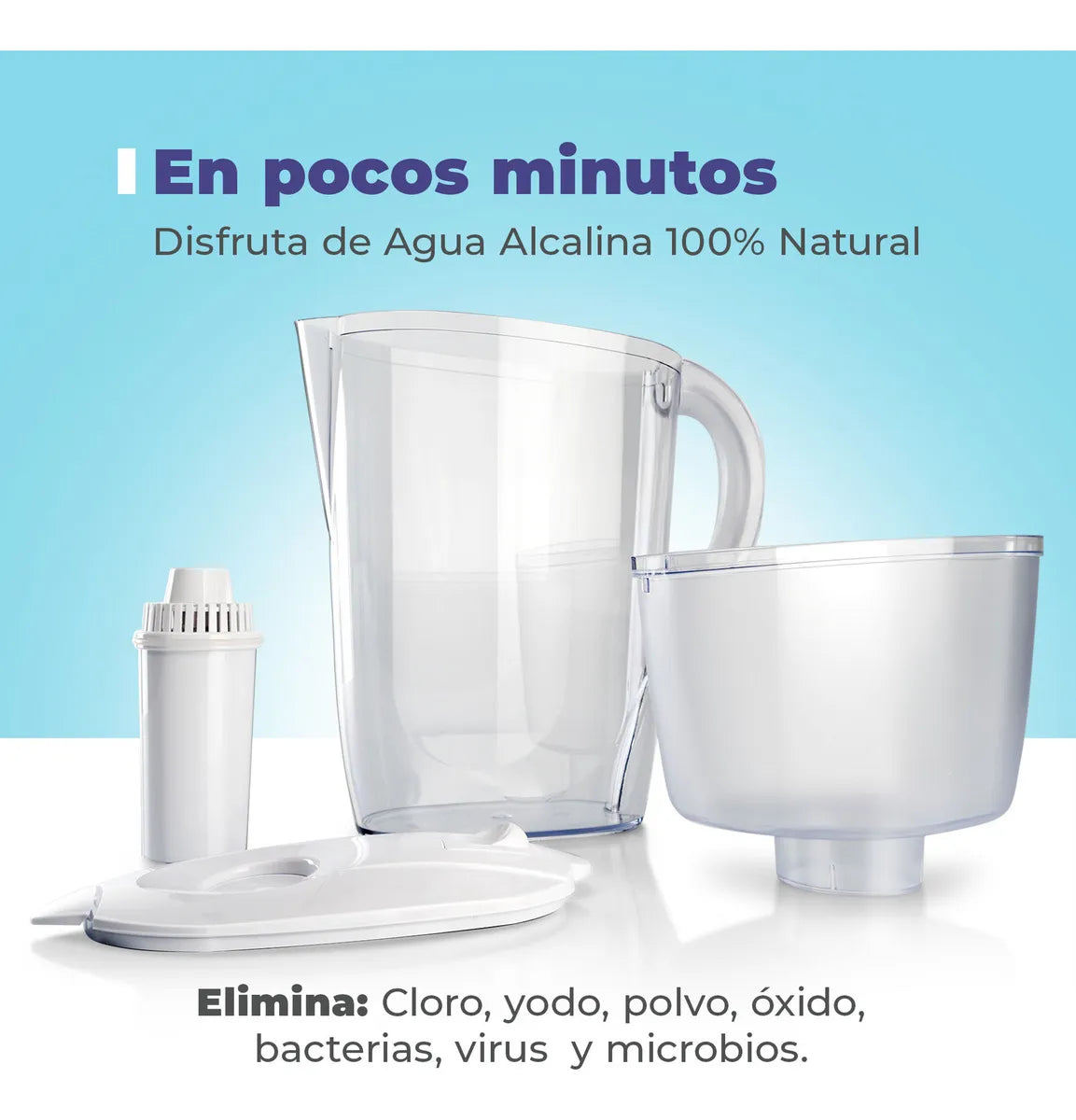 Jarra purificadora Lemman 2.6 litros