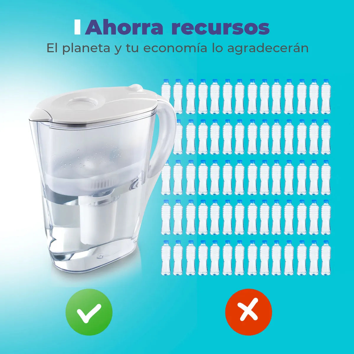 Jarra purificadora Lemman 2.6 litros