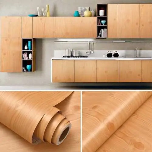 Madera crema papel Adhesivo De 10 Mts X 45 Cm Ancho Joselevende Colombia