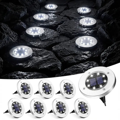 Combo x6 unidades Iluminación Solar Exterior para Jardin