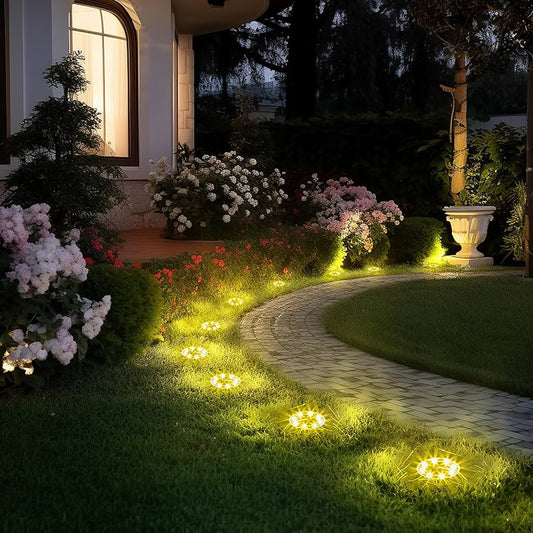 Combo x6 unidades Iluminación Solar Exterior para Jardin Home Light