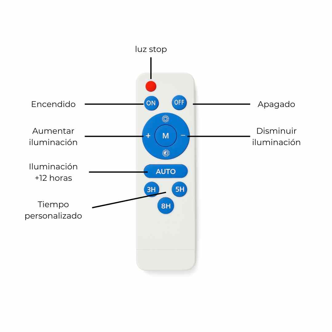 Lampara solar Jortan 35 metros iluminación por 12 horas