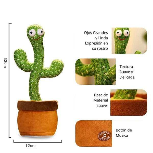 Cactus Bailarín Canta Repite + ENVÍO GRÁTIS ✈ Joselevende Colombia