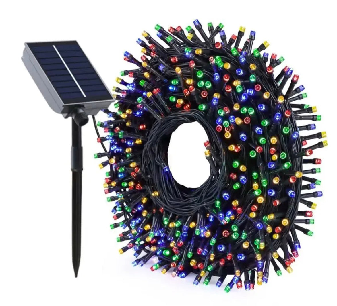 luces de navidad solar 30 metros