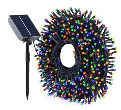 luces de navidad solar 30 metros