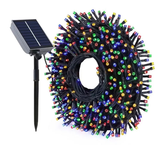 luces de navidad solar 30 metros