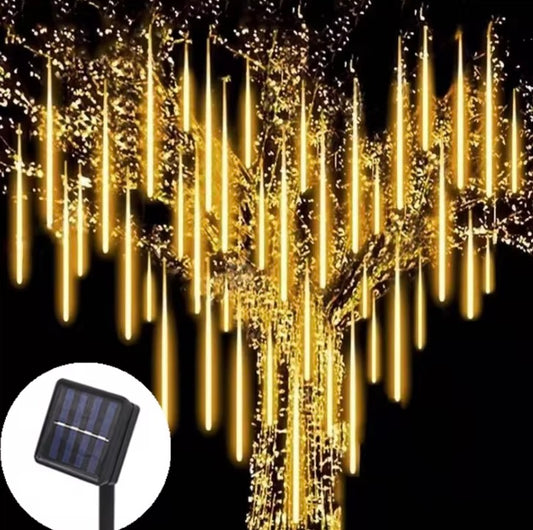 luces de navidad solar tipo lagrima 2.5 metros