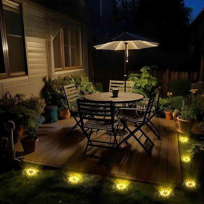 Combo x6 unidades Iluminación Solar Exterior para Jardin Home Light