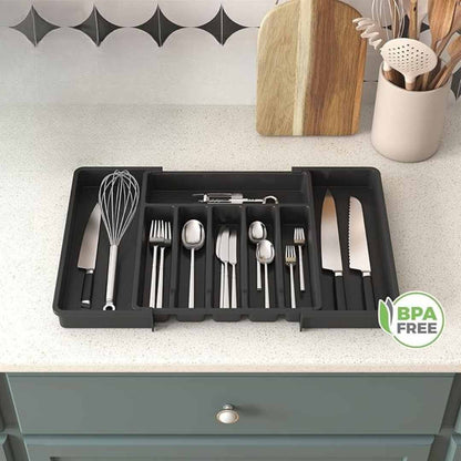 Organizador expandible de cubiertos