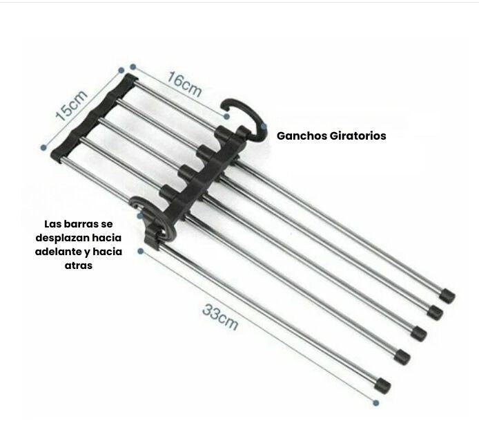 Gancho Organizador de Pantalones 5 Niveles