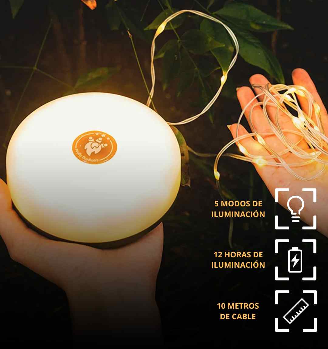 luces de decoración 10 metros